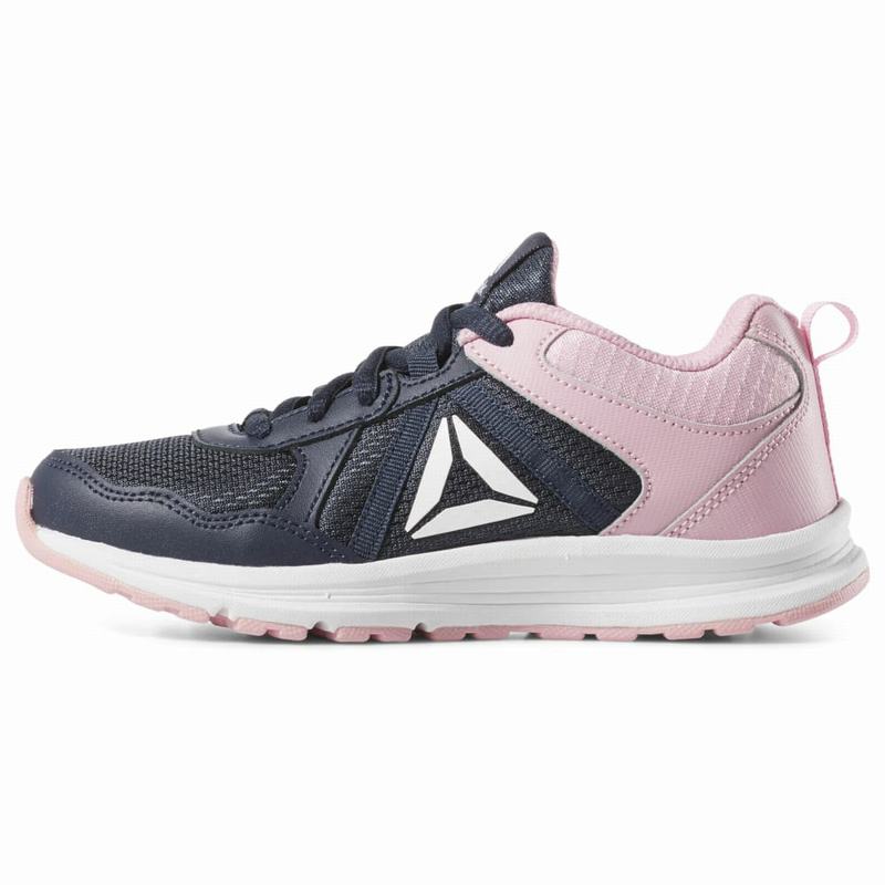 Reebok Almotio 4 Bežecké Tenisky Chlapcenske - Námornícka Modrá/Svetlo Ruzove OL8437KG